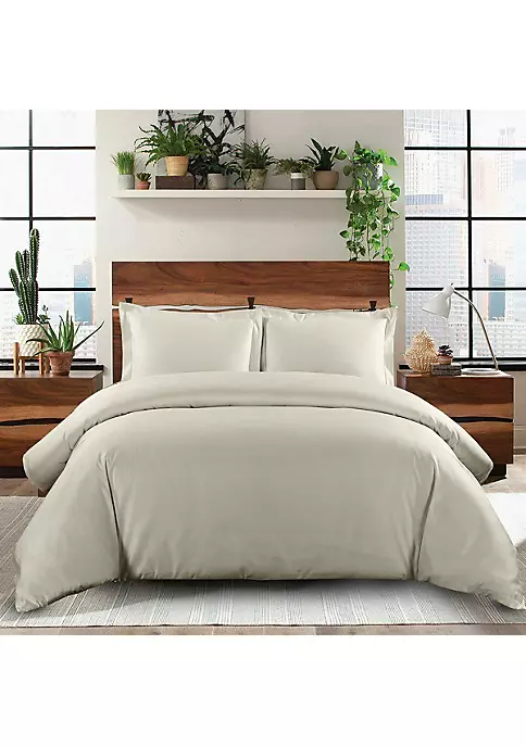 Egyptian Linens Solid 100% Cotton Duvet Cover Set - 600 Thread Count 17 Egyptian Linens Solid 100% Cotton Duvet Cover Set - 600 Thread Count - Image 15