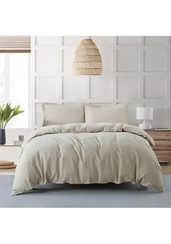Egyptian Linens Pre-washed Linen Duvet Cover Set