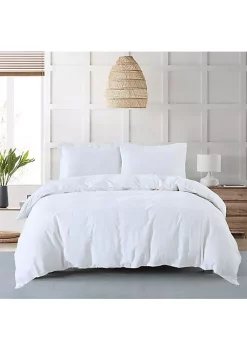 Egyptian Linens Pre-washed Linen Duvet Cover Set 10 Egyptian Linens Pre-washed Linen Duvet Cover Set -Brite Star Shop Belk 1006