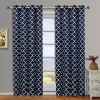 Egyptian Linens Thermal Insulated Curtain Navy Meridian Pair (Set of 2 Panels) 1 Egyptian Linens Thermal Insulated Curtain Navy Meridian Pair (Set of 2 Panels) -Brite Star Shop Belk 1019
