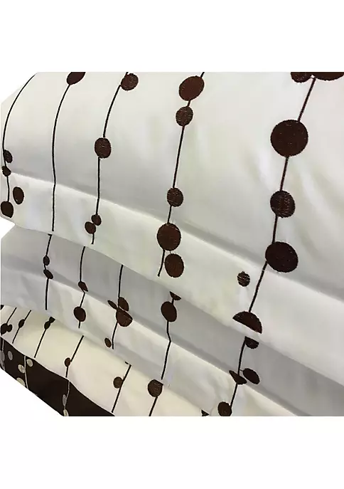 Egyptian Linens Ellis Embroidered 3-Piece Duvet Cover Sets 6 Egyptian Linens Ellis Embroidered 3-Piece Duvet Cover Sets - Image 4