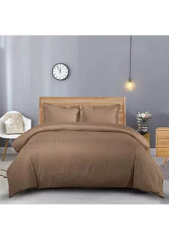 Egyptian Linens 100% Long-Staple Cotton 600 Stripe Duvet Cover Set 18 Egyptian Linens 100% Long-Staple Cotton 600 Stripe Duvet Cover Set -Brite Star Shop Belk 1039