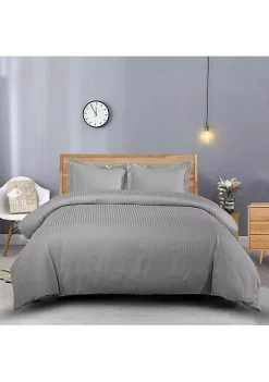 Egyptian Linens 100% Long-Staple Cotton 600 Stripe Duvet Cover Set 19 Egyptian Linens 100% Long-Staple Cotton 600 Stripe Duvet Cover Set -Brite Star Shop Belk 1040