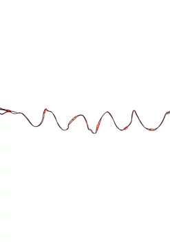 Brite Star 35 Battery Operated LED Micro Christmas Fairy Lights - 6 ft Red Wire