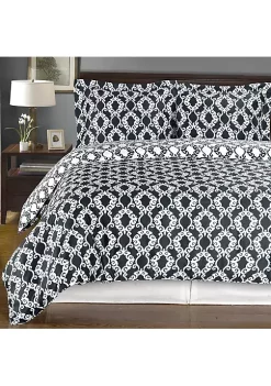 Egyptian Linens 100% Cotton Reversible Duvet Cover Set - Sierra 9 Egyptian Linens 100% Cotton Reversible Duvet Cover Set - Sierra -Brite Star Shop Belk 1072