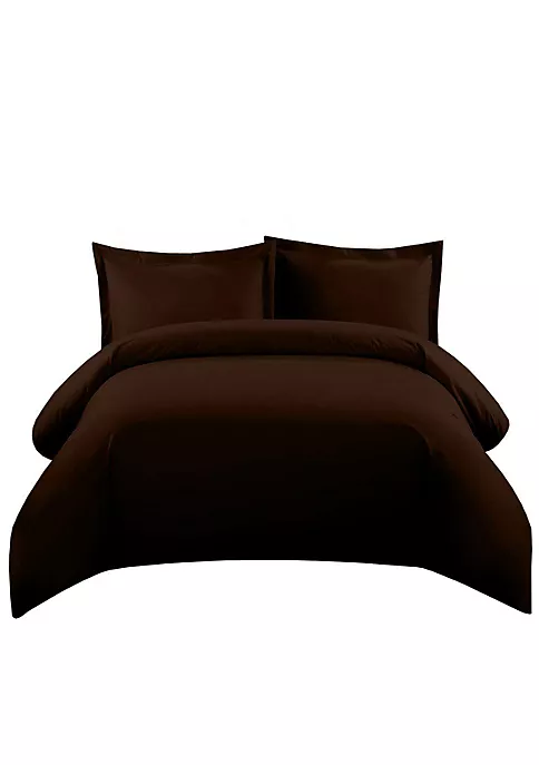 Egyptian Linens 100% Egyptian Cotton 550 Thread Count Duvet Cover Set 7 Egyptian Linens 100% Egyptian Cotton 550 Thread Count Duvet Cover Set - Image 5