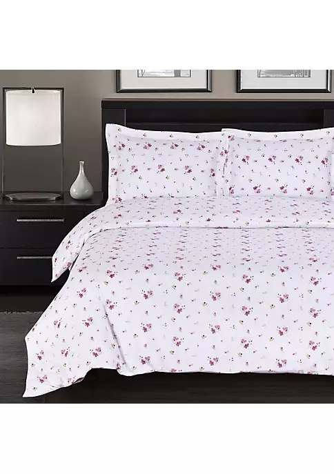 Egyptian Linens 100% Cotton 3-Piece Duvet Cover Set - Zahra 5 Egyptian Linens 100% Cotton 3-Piece Duvet Cover Set - Zahra - Image 3