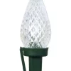 Brite Star 100 Commercial White LED Faceted C7 Christmas Lights - 41 ft Green Wire 1 Brite Star 100 Commercial White LED Faceted C7 Christmas Lights - 41 ft Green Wire -Brite Star Shop Belk 112