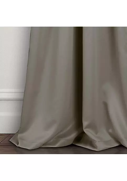 Egyptian Linens Solid Grey Room Darkening Curtain Panel Pair - 55" W X 98" L (Set of 2) 5 Egyptian Linens Solid Grey Room Darkening Curtain Panel Pair - 55" W X 98" L (Set of 2) - Image 3
