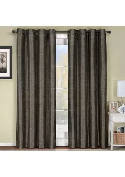 Egyptian Linens Geneva Lined Energy Saving Black-Out Grommet Curtain Panel (Single)