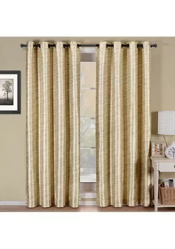 Egyptian Linens Geneva Lined Energy Saving Black-Out Grommet Curtain Panel (Single) -Brite Star Shop Belk 1142