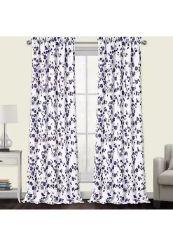 Egyptian Linens Camila Room Darkening Curtain Panels Pair (Set of 2) -Brite Star Shop Belk 1147