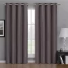 Egyptian Linens Gulfport Faux Linen Blackout Weave Curtains With Grommets Panel (Single) 1 Egyptian Linens Gulfport Faux Linen Blackout Weave Curtains With Grommets Panel (Single) -Brite Star Shop Belk 1153