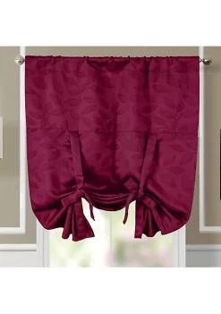 Egyptian Linens Virginia Tie Up Window Curtain Shade (37" W X 63" L) Rod Pocket Room Darkening -Brite Star Shop Belk 1163