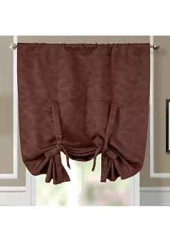 Egyptian Linens Virginia Tie Up Window Curtain Shade (37" W X 63" L) Rod Pocket Room Darkening -Brite Star Shop Belk 1166