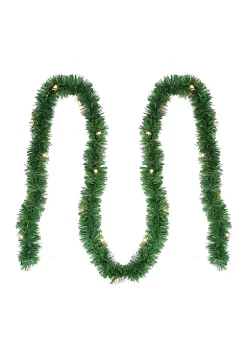 Brite Star 12' x 2.5” Pre-Lit Green Pine Artificial Christmas Garland - Clear Lights 7 Brite Star 12' x 2.5” Pre-Lit Green Pine Artificial Christmas Garland - Clear Lights -Brite Star Shop Belk 131