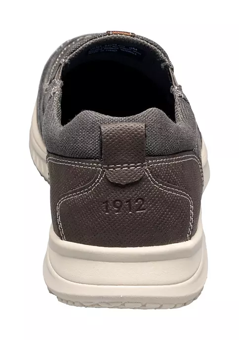 Nunn Bush Men's Conway Canvas Moc Toe Casual Slip On Shoes 5 Nunn Bush Men's Conway Canvas Moc Toe Casual Slip On Shoes - Image 3