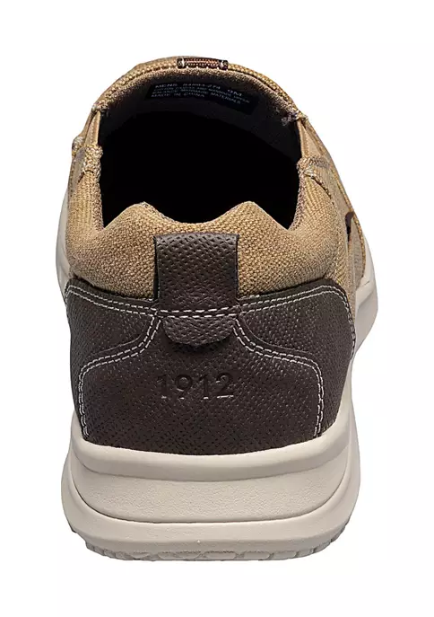 Nunn Bush Men's Conway Canvas Moc Toe Casual Slip On Shoes 5 Nunn Bush Men's Conway Canvas Moc Toe Casual Slip On Shoes - Image 3