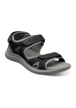 Nunn Bush Men's Rio Vista 3-Strap Casual Sandals 13 Nunn Bush Men's Rio Vista 3-Strap Casual Sandals -Brite Star Shop Belk 1448