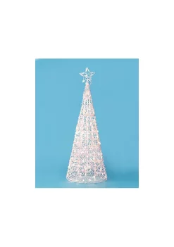 Brite Star 60" Winter Frost Pre-Lit LED Gold Twinkling 3-D Sculpture Christmas Tree Yard Art