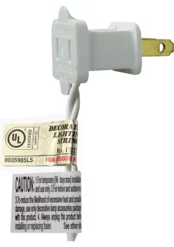 Brite Star 11" Battery Operated White and Gold LED Christmas Candle Lamp with Toned Base