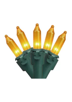 Brite Star 150-Count Gold Chasing 8-Function Mini Christmas Light Set 31.25ft Green Wire -Brite Star Shop Belk 182