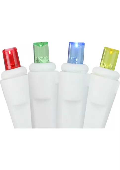 Brite Star 35-Count Vibrantly Colored LED Wide Angle Icicle Christmas String Lights - 5.5ft White Wire 5 Brite Star 35-Count Vibrantly Colored LED Wide Angle Icicle Christmas String Lights - 5.5ft White Wire - Image 3