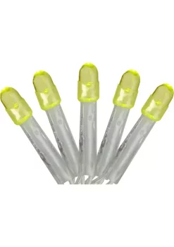 Brite Star 2' x 8' Yellow LED Net Style Tree Trunk Wrap Christmas Lights - Clear Wire