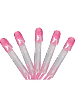 Brite Star 2' x 8' Pink LED Micro Net Style Tree Trunk Wrap Christmas Lights - Pink Wire