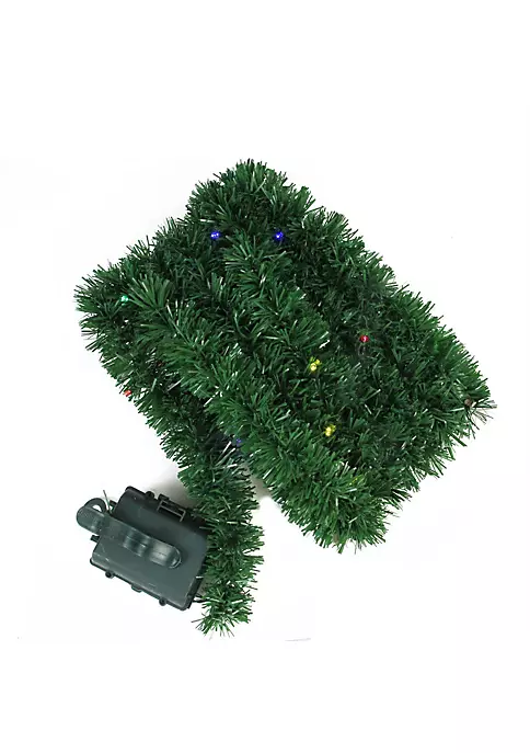 Brite Star 18' B/O Artificial Pine Garland with 35 Multi-Colored Micro Lights - Pre-lit 4 Brite Star 18' B/O Artificial Pine Garland with 35 Multi-Colored Micro Lights - Pre-lit - Image 2