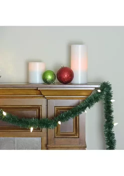 Brite Star 18' Pre-Lit Green Pine Artificial Christmas Garland - Warm White LED C6 Lights 8 Brite Star 18' Pre-Lit Green Pine Artificial Christmas Garland - Warm White LED C6 Lights -Brite Star Shop Belk 235