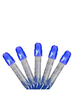 Brite Star 2' x 8' Blue LED Net Style Tree Trunk Wrap Christmas Lights - Blue Wire