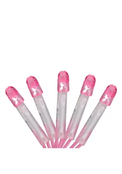 Brite Star 2' x 8' Pink LED Micro Net Style Tree Trunk Wrap Christmas Lights - Pink Wire