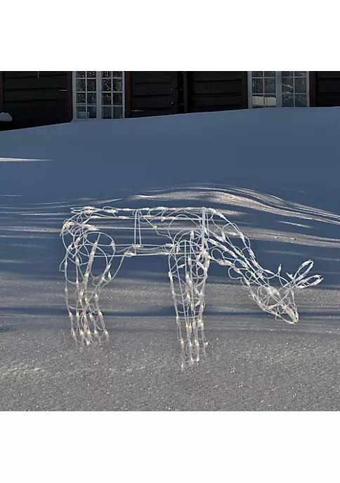 Brite Star 48in White Feeding Doe Lighted Outdoor Christmas Decoration 4 Brite Star 48in White Feeding Doe Lighted Outdoor Christmas Decoration - Image 2