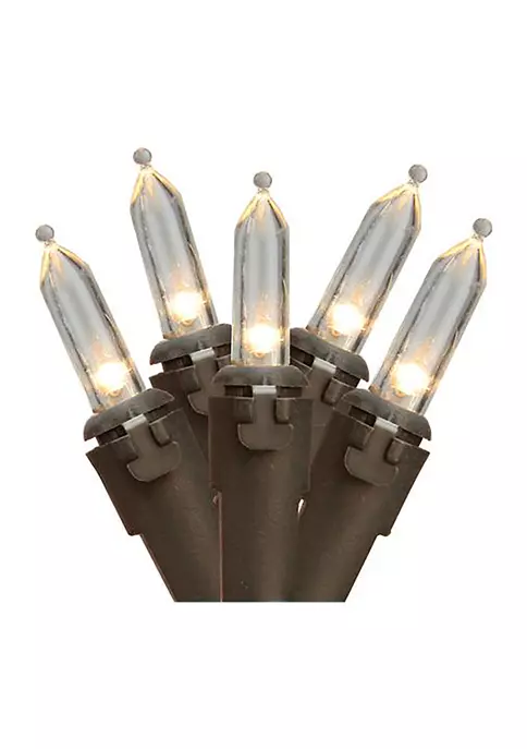 Brite Star 300-Count Clear Mini Christmas Light Set 68ft Brown Wire 3 Brite Star 300-Count Clear Mini Christmas Light Set 68ft Brown Wire