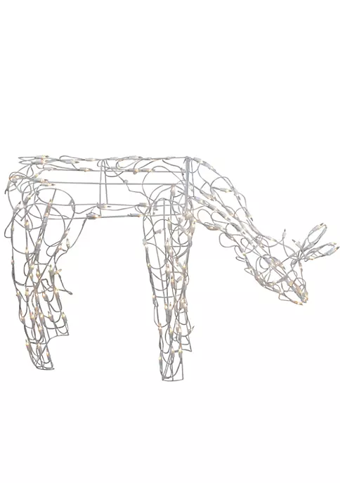Brite Star 48in White Feeding Doe Lighted Outdoor Christmas Decoration 7 Brite Star 48in White Feeding Doe Lighted Outdoor Christmas Decoration - Image 5