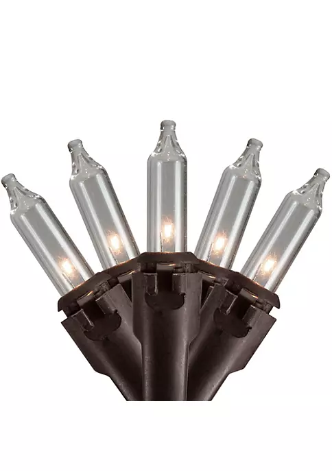 Brite Star 300-Count Clear Mini Christmas Light Set 149.6ft Brown Wire 6 Brite Star 300-Count Clear Mini Christmas Light Set 149.6ft Brown Wire - Image 4