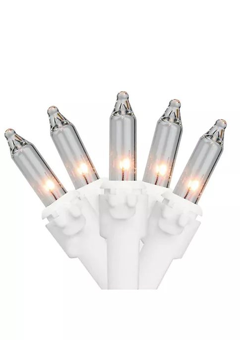 Brite Star 300-Count Clear Mini Christmas Light Set 149.6ft White Wire 3 Brite Star 300-Count Clear Mini Christmas Light Set 149.6ft White Wire