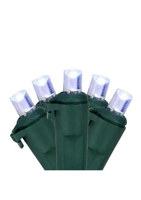 Brite Star 150 White LED Wide Angle Christmas Lights - 49.58 ft Green Wire 5 Brite Star 150 White LED Wide Angle Christmas Lights - 49.58 ft Green Wire - Image 3