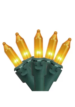 Brite Star 150-Count Gold Chasing 8-Function Mini Christmas Light Set 31.25ft Green Wire -Brite Star Shop Belk 344