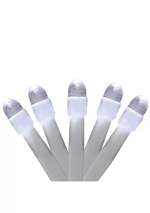 Brite Star 150 White LED Twinkle Swag Christmas Lights - 7.5 ft White Wire 3 Brite Star 150 White LED Twinkle Swag Christmas Lights - 7.5 ft White Wire