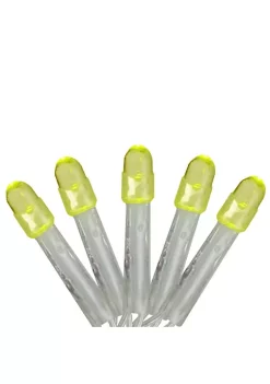 Brite Star 2' x 8' Yellow LED Net Style Tree Trunk Wrap Christmas Lights - Clear Wire