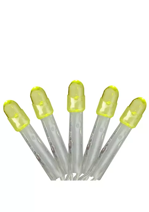 Brite Star 2' x 8' Yellow LED Net Style Tree Trunk Wrap Christmas Lights - Clear Wire 3 Brite Star 2' x 8' Yellow LED Net Style Tree Trunk Wrap Christmas Lights - Clear Wire