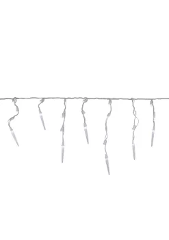 Brite Star 60 White LED Icicle Mini Christmas Lights - 5.75 ft White Wire 9 Brite Star 60 White LED Icicle Mini Christmas Lights - 5.75 ft White Wire -Brite Star Shop Belk 392