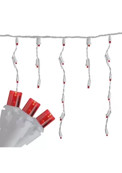 Brite Star Set of 70 Red LED Wide Angle Icicle Christmas Lights - 6ft White Wire 9 Brite Star Set of 70 Red LED Wide Angle Icicle Christmas Lights - 6ft White Wire -Brite Star Shop Belk 395