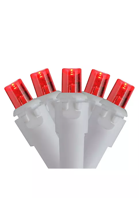 Brite Star Set of 70 Red LED Wide Angle Icicle Christmas Lights - 6ft White Wire 7 Brite Star Set of 70 Red LED Wide Angle Icicle Christmas Lights - 6ft White Wire - Image 5