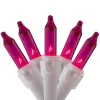 Brite Star 100 Count Pink Mini Icicle Christmas Lights - 7ft White Wire -Brite Star Shop Belk 398