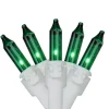 Brite Star 100-Count Green Mini Christmas Light Set 49.5ft White Wire -Brite Star Shop Belk 408