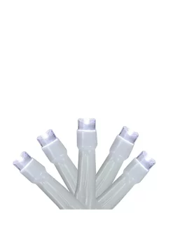 Brite Star Shop 18 Brite Star 10 Battery Operated White LED Wide Angle Christmas Lights - 3 ft White Wire