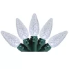 Brite Star 35 Battery Operated White Faceted LED C6 Christmas Lights - 11 ft Green Wire -Brite Star Shop Belk 44